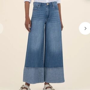 Kut Blake super high rise super wide leg Jean
